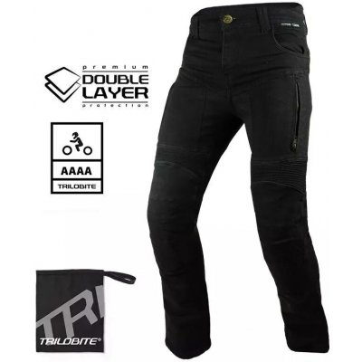 Trilobite Parado doublelayer AAAA slim fit men jeans black level 2 – Sleviste.cz
