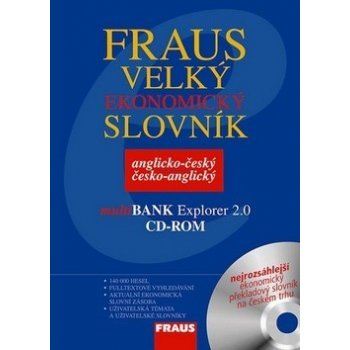 Komplet 2ks Velký ekonomický slovník anglicko-český česko-anglický + CD ROM