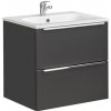 Koupelnový nábytek COMAD CAPRI 820 black, šířka 60 cm, matná černá/zlatý dub