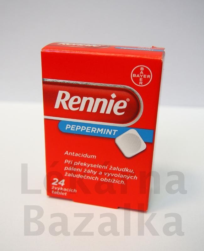 Rennie tbl.mnd. 24 x 680 mg/80 mg od 70 Kč - Heureka.cz
