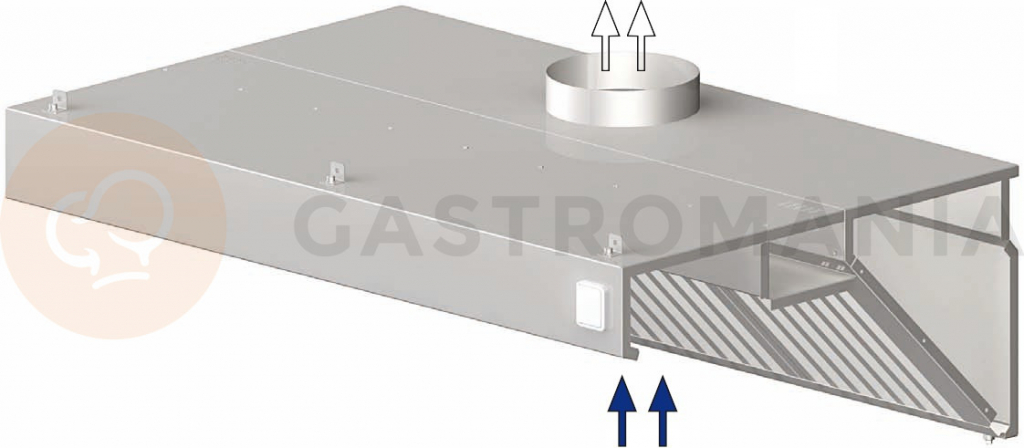 STALGAST nástěnná šikmý 1100x800x450 mm