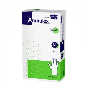 Ambulex Latexové pudrované 100 ks