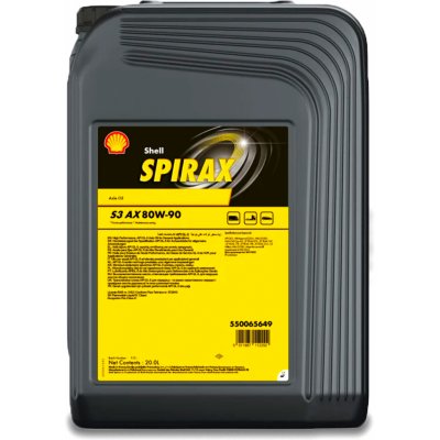 Shell Spirax S3 AX 80W-90 20 l – Zboží Mobilmania