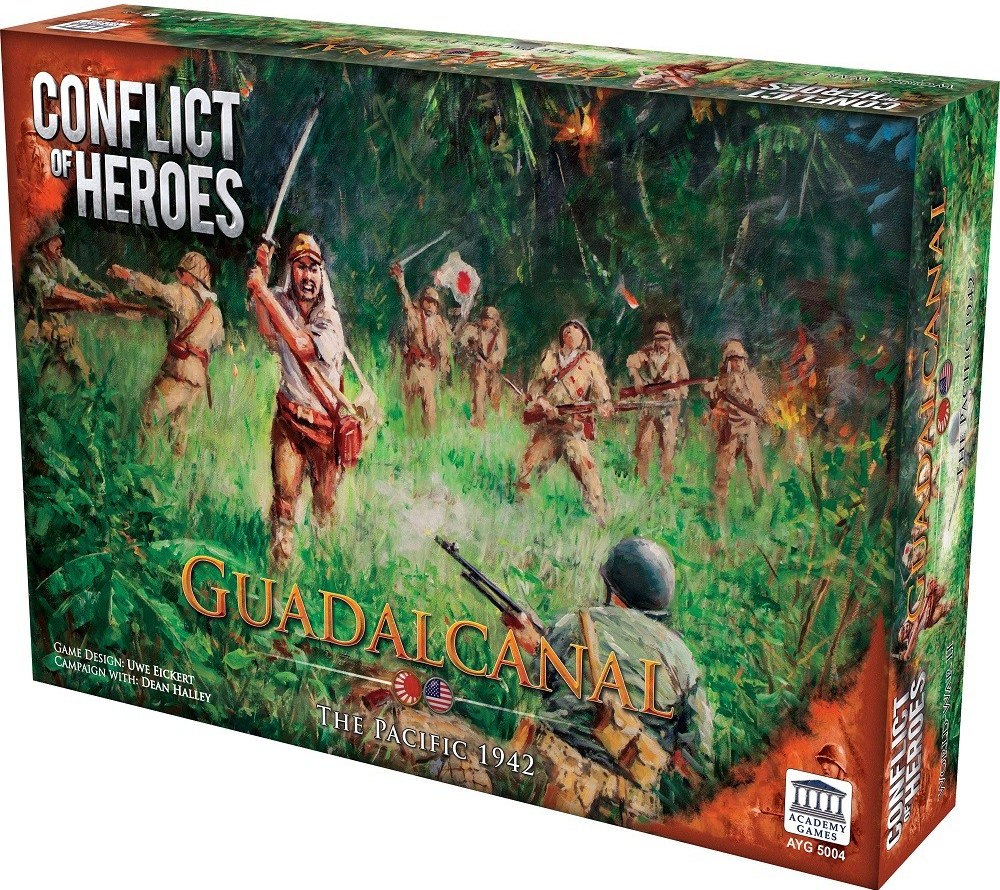 Academy Games Conflict of Heroes Guadalcanal Pacific Ocean 1942