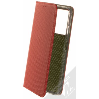 Pouzdro 1Mcz Magnet Book flipové Xiaomi Redmi Note 12 Pro 5G, Poco X5 Pro červené
