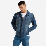 Wrangler pánská Jeans bunda W4481514V Casual Fit Mid Stone – Zboží Mobilmania