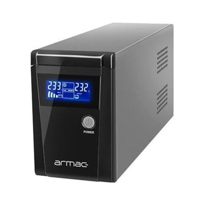 ARMAC UPS OFFICE 650E LCD 2 FRENCH OUTLETS 230V METAL CASE (O-650E-LCD)