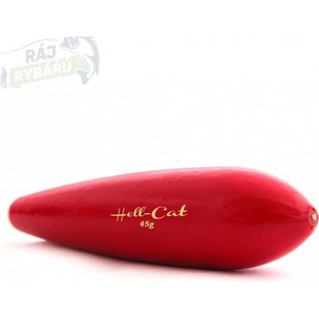 Hell-Cat Podvodní splávek zvukový červený 45g