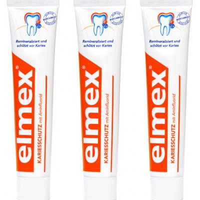 Elmex zubní pasta caries protection 3 x 75 ml – Sleviste.cz