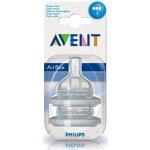 Philips Avent Dudlík Anti-colic/Classic+ 3 střední průtok 2 ks Bílá – Sleviste.cz