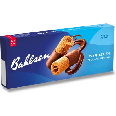 Bahlsen Waffeletten trubičky s mléčnou čokoládou 100 g – Hledejceny.cz