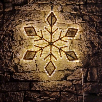 DECOLED LED světelná vločka IX, sada na VO 3D tisk, 65 cm, teple bílá – Hledejceny.cz