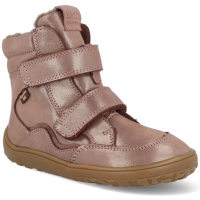 Froddo Barefoot zimní boty s membránou G3160246-9 Gold Pink – Zboží Dáma