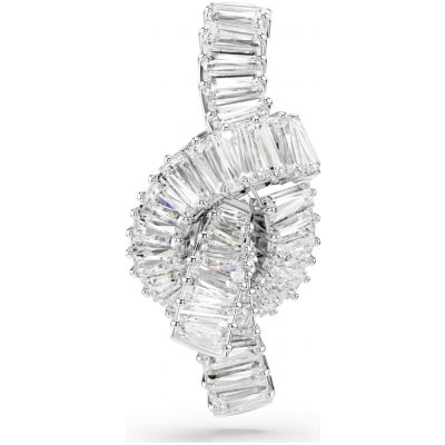 Swarovski Blyštivá brož s čirými Swarovski zirkony Matrix 5731102 – Sleviste.cz