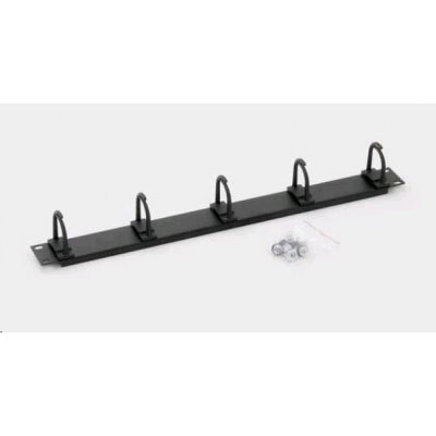 TRITON 19" vyvazovací panel 1U 5x plastová úchytka, černý RAB-VP-X13-A1 – Hledejceny.cz