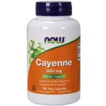 Now Foods Foods Cayenne 500 mg 100 kapslí – Hledejceny.cz