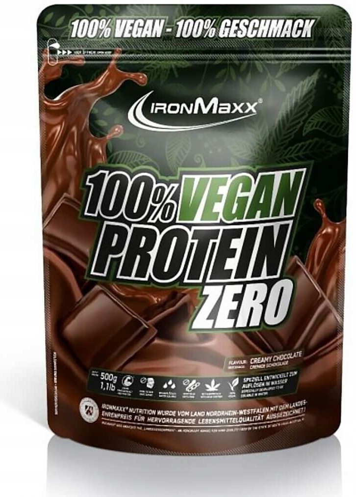 IronMaxx 100% Vegan Protein Zero 500 g