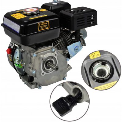 Benzínový motor 7HP OHV, hřídel 20mm, GEKO G80250 | Zboží Auto