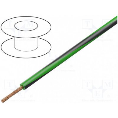 BQ Cable 1mm2 zeleno-černá – Zboží Mobilmania