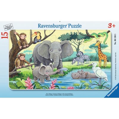 Ravensburger 06136 Africká zvířata 15 dílků