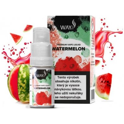 Way To Vape Watermelon 10 ml 18 mg – Zbozi.Blesk.cz