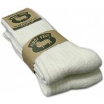 Ovčí věci vlněné ponožky Sibiřky 2 páry Bílé – Hledejceny.cz