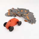 Trihorse Autíčko Finger Car červené s puzzle skládačkou