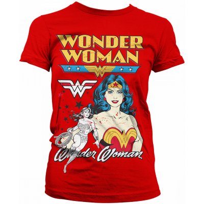 Wonder Woman Posing Wonder Woman Girly Red – Zboží Dáma