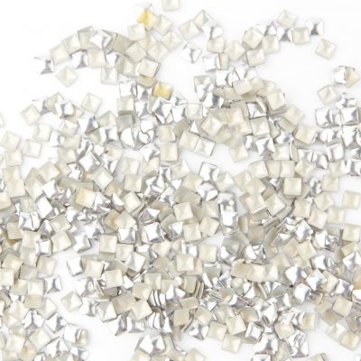 X Nails 3D kovové čtverečky na nehty SILVER SQUARE 20 ks – Hledejceny.cz