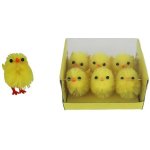 Dekorace kuřátko, 6 ks X5782 – Zboží Dáma