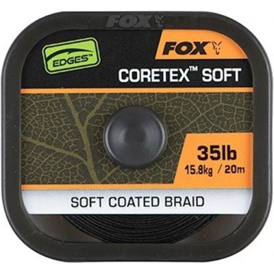 Fox návazcová šňůrka naturals coretex soft 20m - 35lb – Hledejceny.cz
