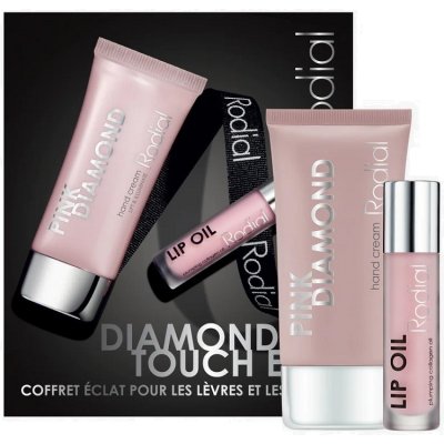 Rodial, Diamond Touch Edit set olej na rty 4ml + krém na ruce 50ml