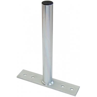 Držák stožáru jezdec - 30cm (s pásem) pouze spodní část, Galvanický zinek; TPSU30P35P24 – Hledejceny.cz