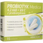Aliness Medica Probiotic 4,2 miliardy + vitamin C s prebiotikem 15 kapslí – Hledejceny.cz