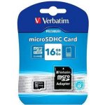 Verbatim MicroSDHC 16 GB 44082 – Zbozi.Blesk.cz