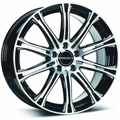 Borbet CW1 8x18 5x110 ET35 black polished | Zboží Auto