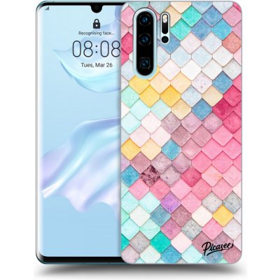 Pouzdro Picasee silikonové Huawei P30 Pro - Colorful roof černé – Zboží Mobilmania