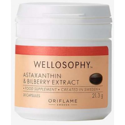 Oriflame Astaxanthin a výtažek z borůvek Wellosophy 21,3 g – Hledejceny.cz