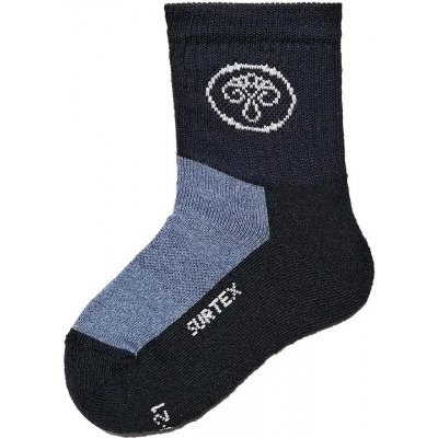Surtex dětské merino ponožky volný lem Tmavě modrá – Sleviste.cz