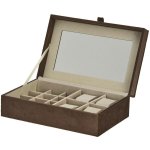 H&S collection šperkovnice 8719987971464 hnědá – Zboží Mobilmania