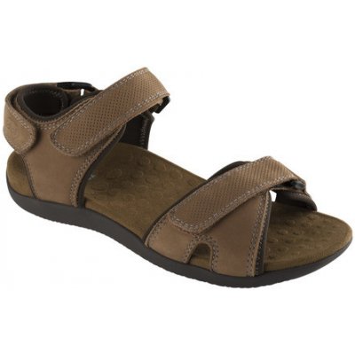 Scholl BARWON tmavě hnědé pánské zdravotní sandály – Zboží Dáma