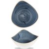 mísa a miska Churchill 1795 Stonecast Blueberry 18,5 cm miska ve tvaru trojúhelníku