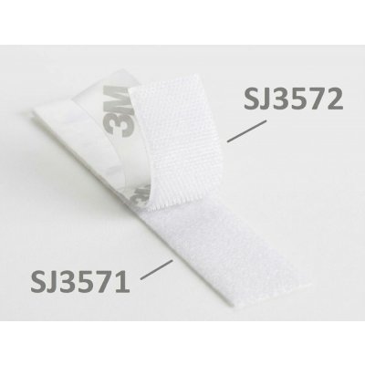 3M Hook & Loop™ SJ3572, bílý, háčky 25 mm x 45,7 m – Hledejceny.cz