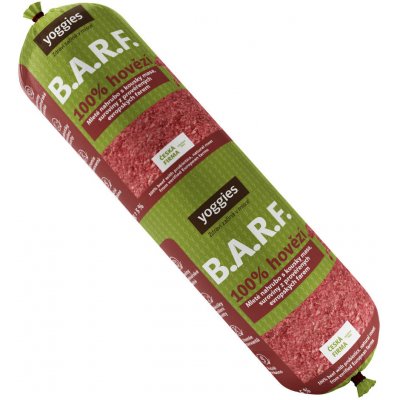 Yoggies B.A.R.F. 100% hovězí s probiotiky 700 g – Zbozi.Blesk.cz