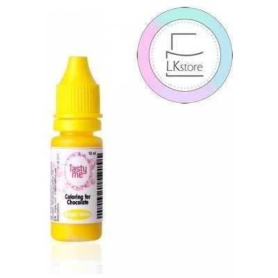 Tasty Me Tekutá barva do čokolády Bright Yellow 10 ml – Zboží Dáma