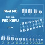 Koskoe Tipy na pedikúru matné 120 ks – Zboží Mobilmania