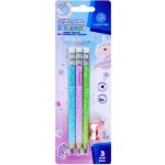 Astra trojhranná tužka HB Unicorn 3ks s ořezávátkem 158537 – Zboží Živě