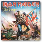 OEM Tácek pod sklenici Iron Maiden - The Trooper 10 x 10 cm korek – Hledejceny.cz