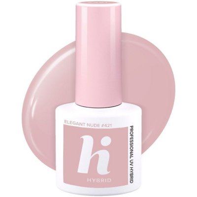 HI Hybrid Hybridní lak 421 Elegant Nude 5 ml – Zboží Dáma