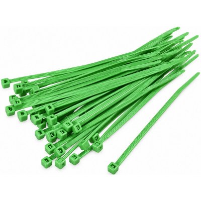 Bradas BR-TSGR1136150 Stahovací pásky na vodiče 3,6 x 150 mm 100 ks Green – Hledejceny.cz